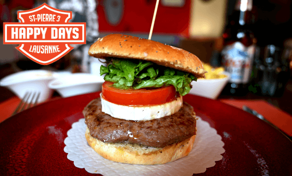 BURGERS HAPPY DAYS LAUSANNE ST-PIERRE | 1 Burger acheté = 1 offert