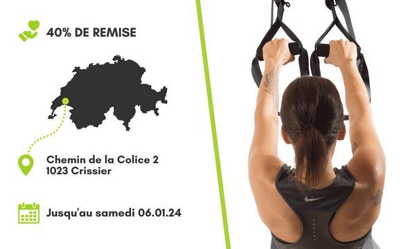 CLUB DE FITNESS | 40% de remise