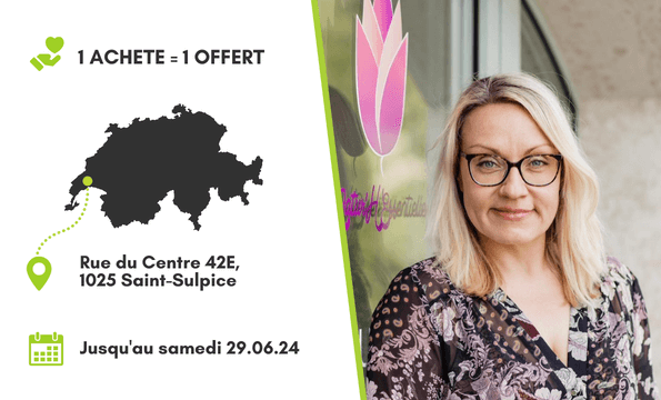 COSMÉTIQUES NATURELS | 1 acheté = 1 offert