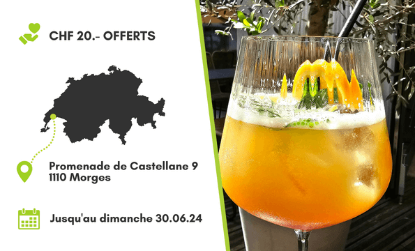 CUISINE MÉDITERRANÉENNE | CHF 20.- offerts