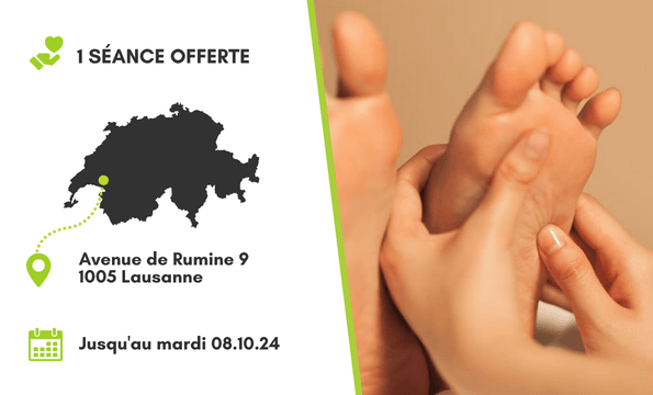 RÉFLEXOLOGIE PLANTAIRE & DRAINAGE | 1 séance offerte