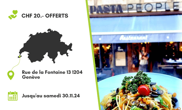 RESTAURANT PATES | CHF 20.- offerts