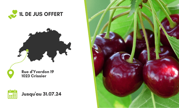 PRODUCTEUR LOCAL CRISSIER | 1L de jus offert