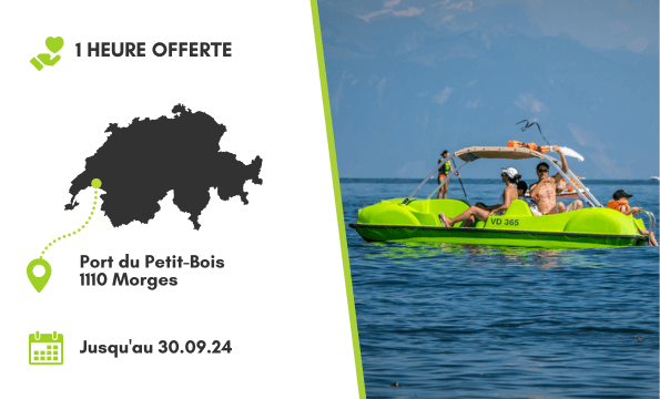 ACTIVITÉS NAUTIQUES | 1 heure offerte