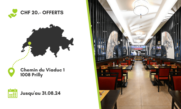 BUFFET À GOGO MALLEY LUMIERES | CHF 20.- offerts