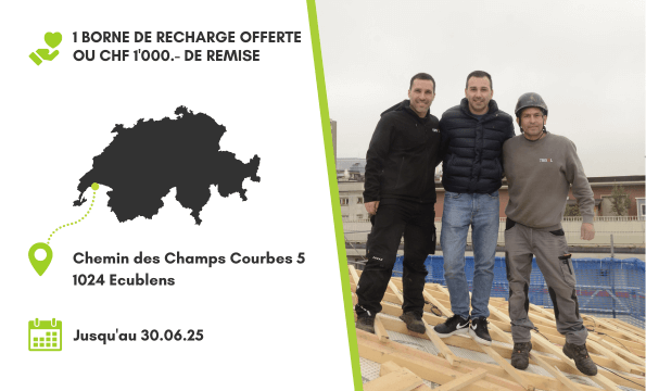 INSTALLATIONS SOLAIRES | CHF 1'000.- de remise