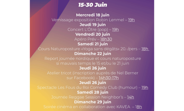 CENTRE CULTUREL  | 1 verre offert