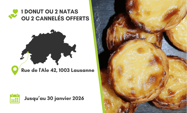NOUS CONFISERIE | 1 donut ou 2 natas offerts