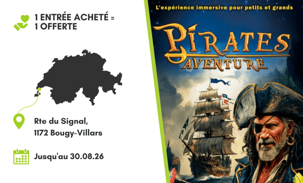 EXPOSITION DE PIRATES | 1 Entrée Offerte