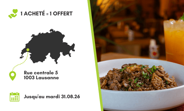 RESTAURANT LATINO | 1 acheté = 1 offert